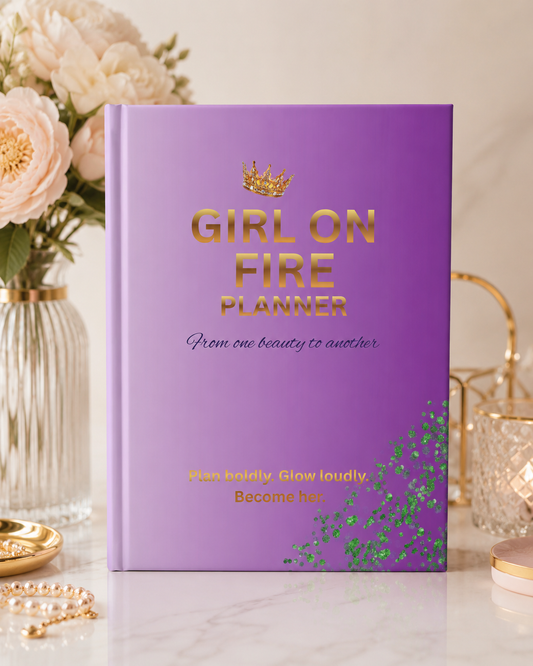 Girl on Fire Planner-Lilac Hardcover