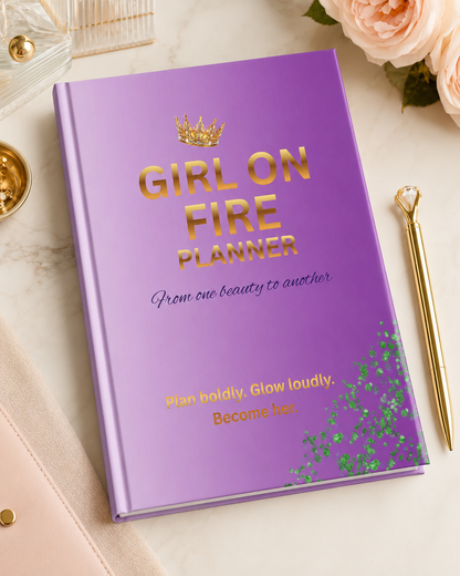 Girl on Fire Planner-Lilac Hardcover
