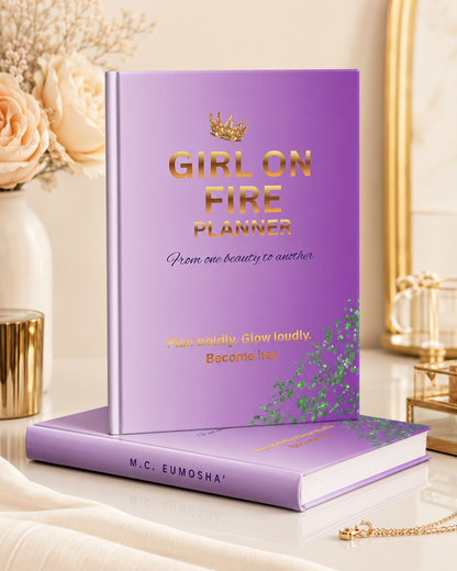 Girl on Fire Planner-Lilac Hardcover