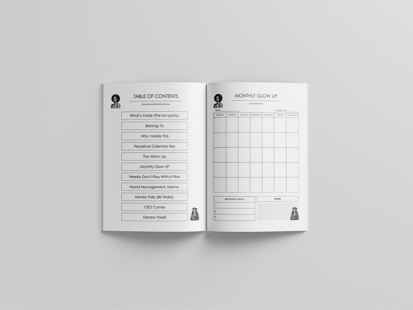 Girl on Fire Planner-Hardcover